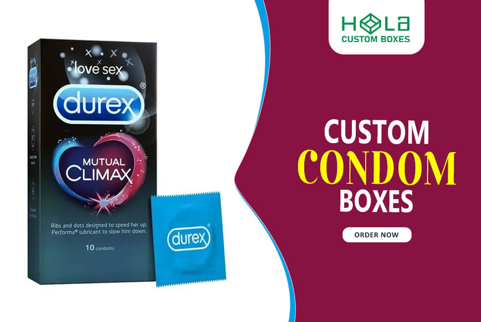 Custom Condom Packaging Boxes