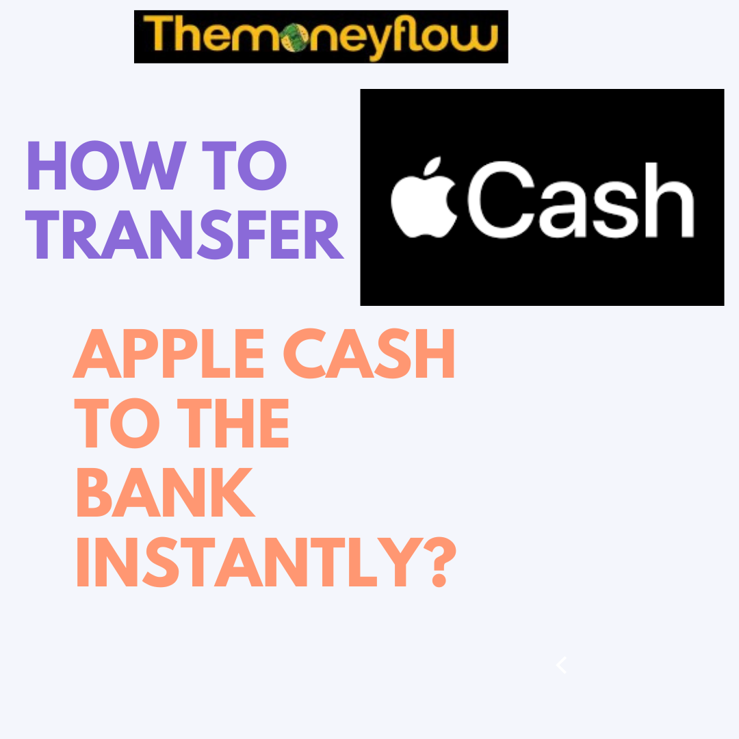 transfer apple cash to bank