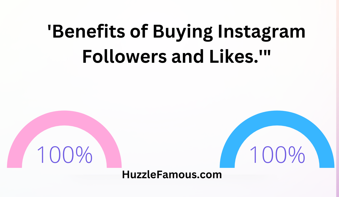 Benefits of Buying Instagram Followers and Likes.