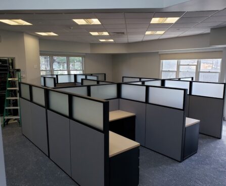 Office with Cubicle Movers