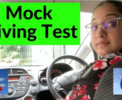 Mock driving test